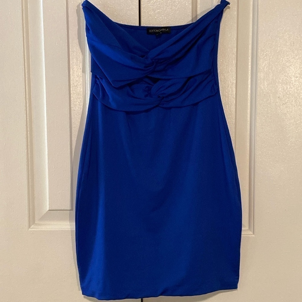 Cotton Candy LA Mini Strapless Party Dress Size Small in Like New Condition